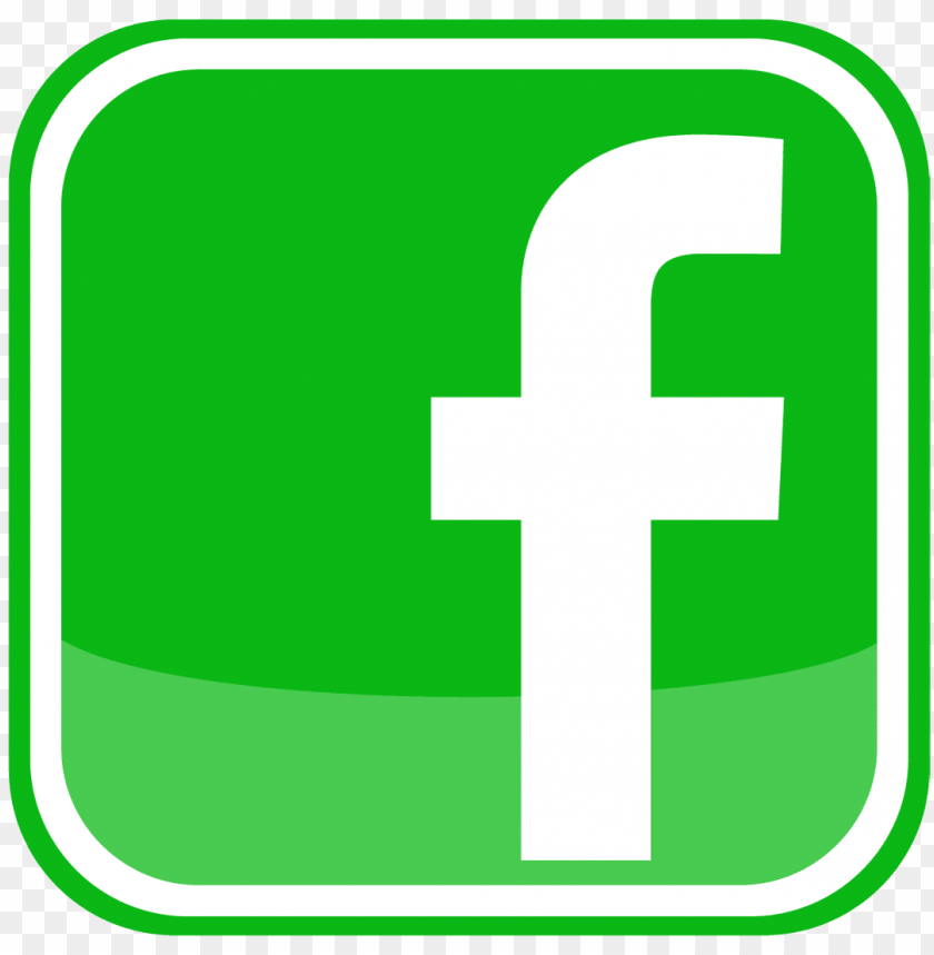facebook, icon, logo, png, green