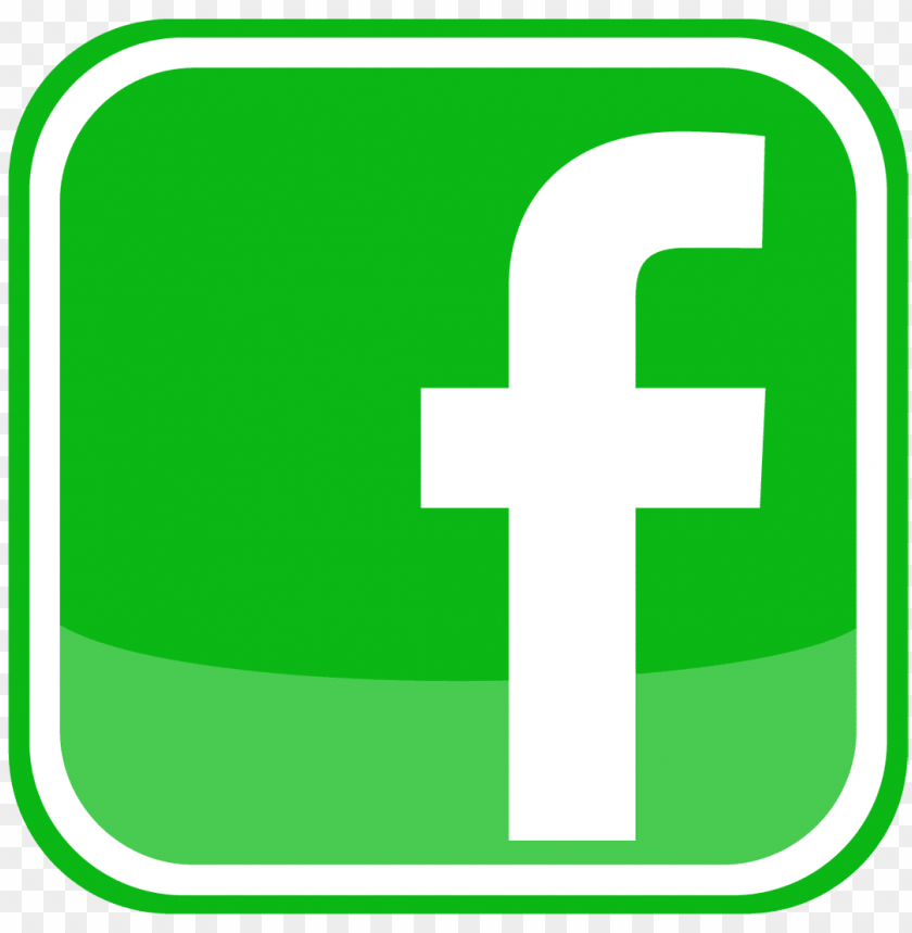 facebook icon logo png green png - Free PNG Images ID 34090