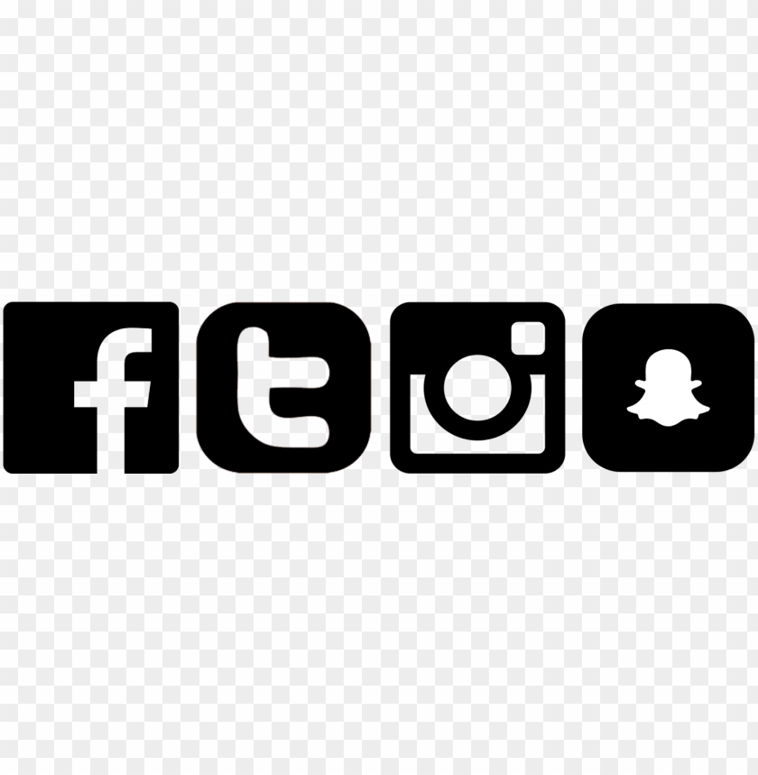 Facebook Instagram Twitter Snapchat Icons PNG Transparent With Clear  Background ID 78610