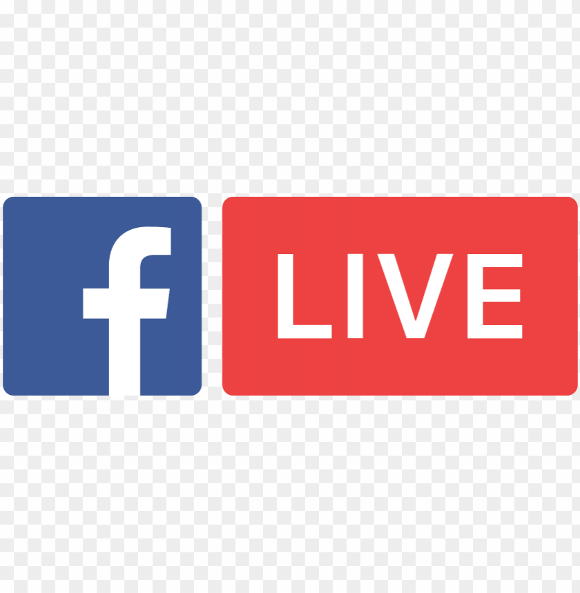 facebook live logo PNG image with transparent background | TOPpng