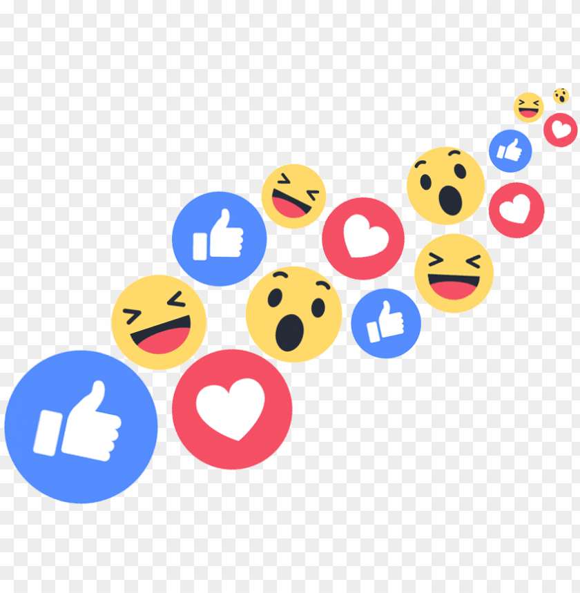 Facebook Live Reactions Banner Freeuse Download - Facebook Live Reactions PNG Transparent Background