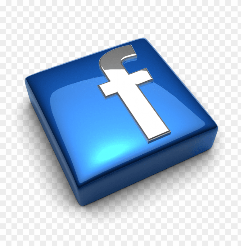 Facebook Logo Glass 3d Png Free Png Images Toppng