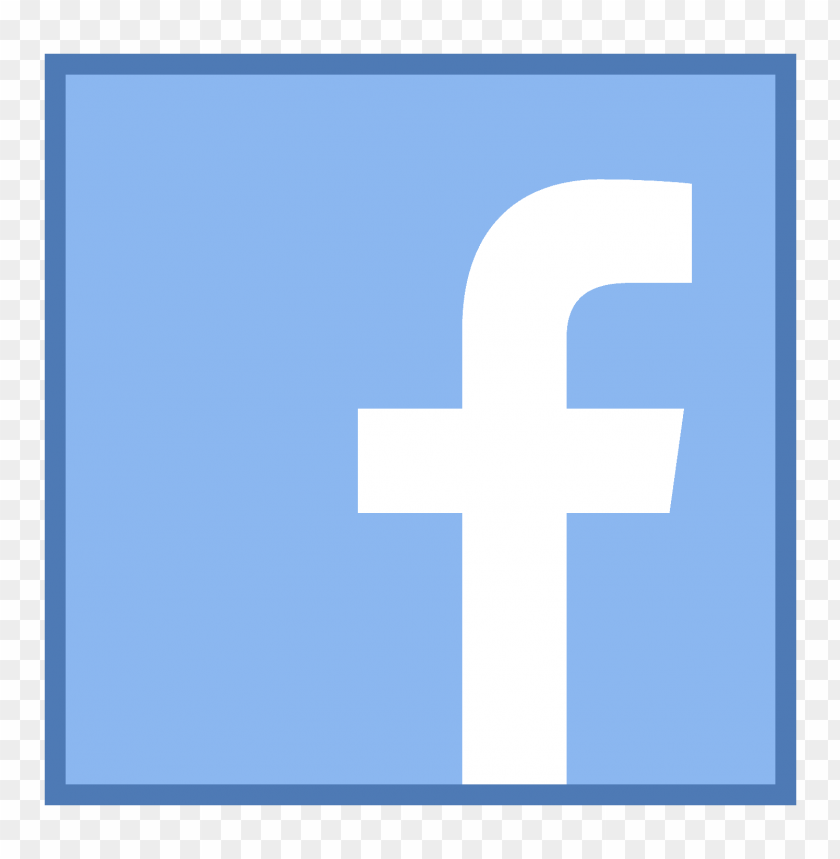 facebook logo icon very clear blue png png - Free PNG Images ID 34065