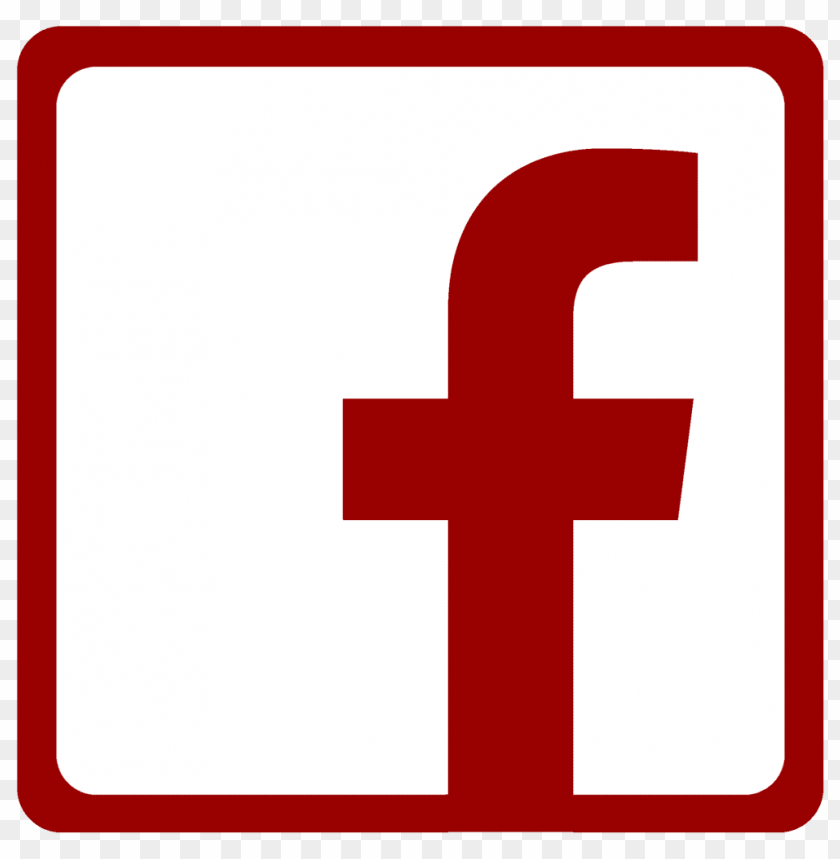 Facebook Logo Png Red And White Png Free Png Images Toppng