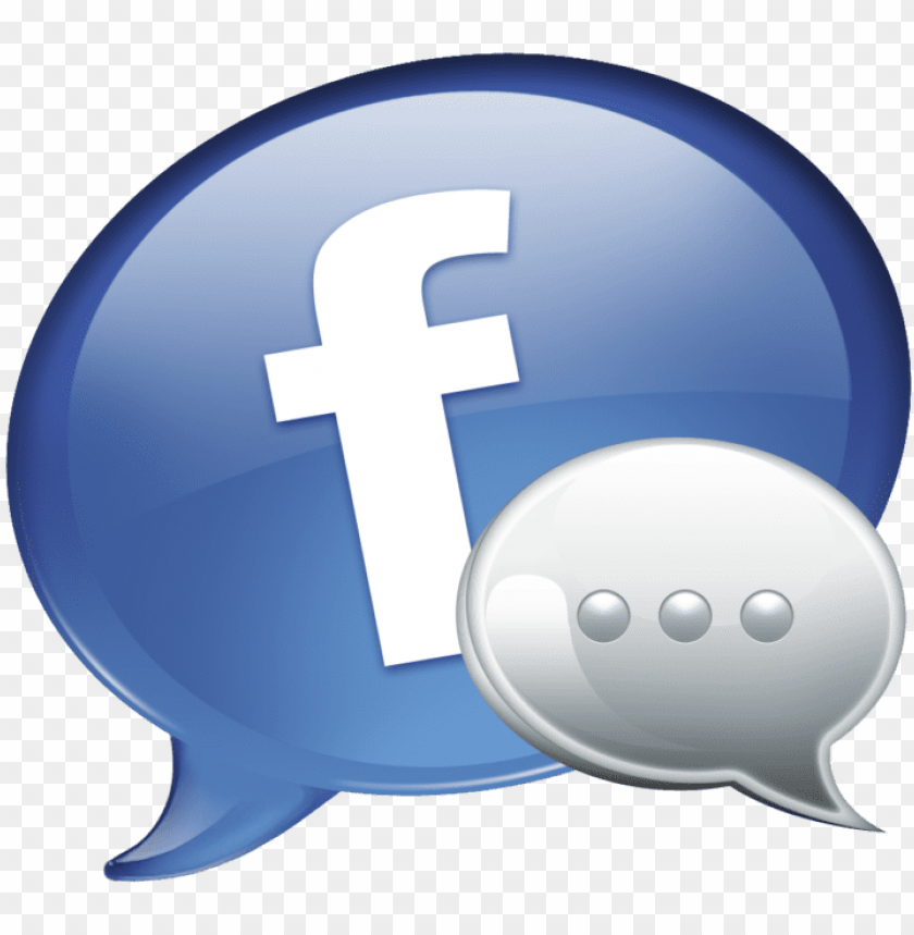 Facebook Messenger Icon 6 - 3d Facebook Messenger Icon PNG Transparent Background