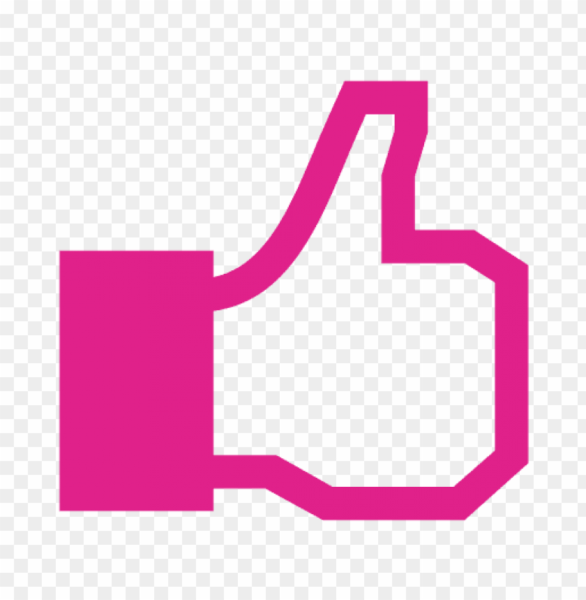 facebook, pink, like, png