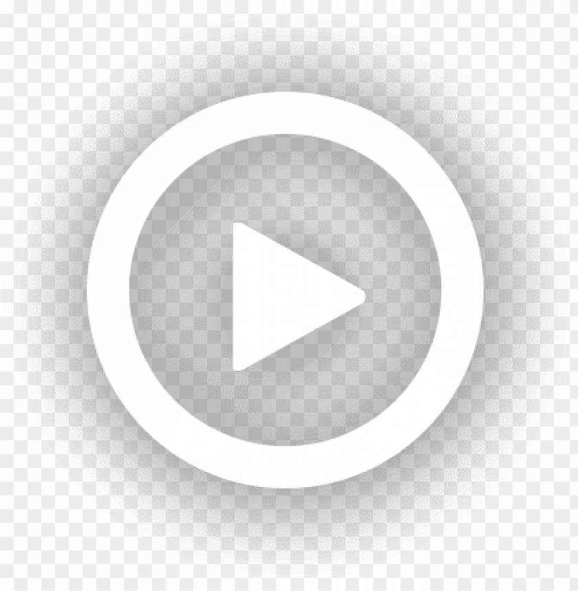 Lay Button Overlay Png - White Video Play Butto PNG Transparent With ...