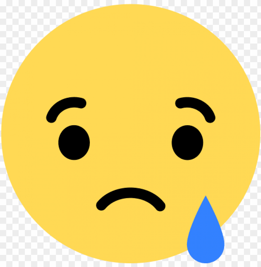 facebook sad emoji PNG image with transparent background | TOPpng