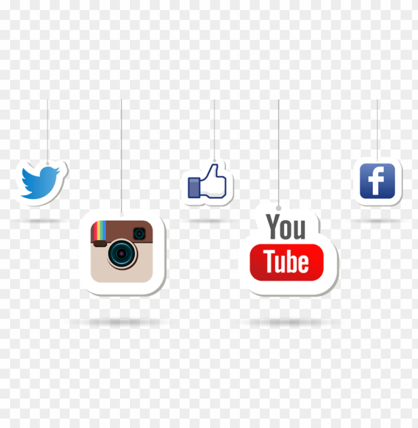 Facebook Twitter Instagram Icons Png Vector Transparent Twitter Facebook Instagram Youtube Logo Png Image With Transparent Background Toppng