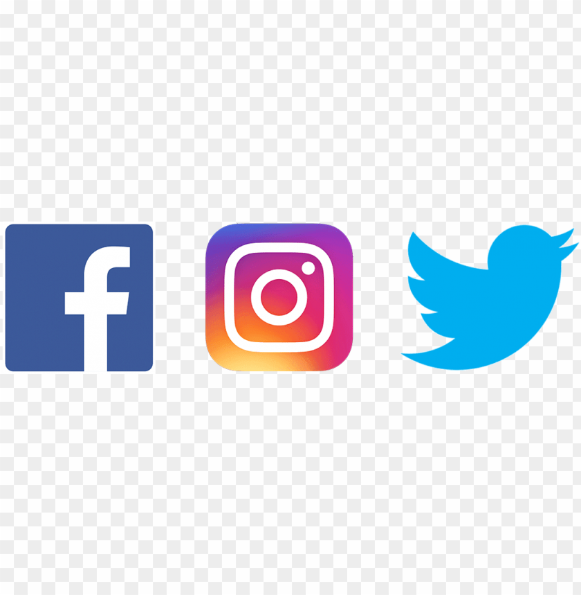 facebook twitter instagram logo free logos facebook instagram youtube png - Free PNG Images ID 129085