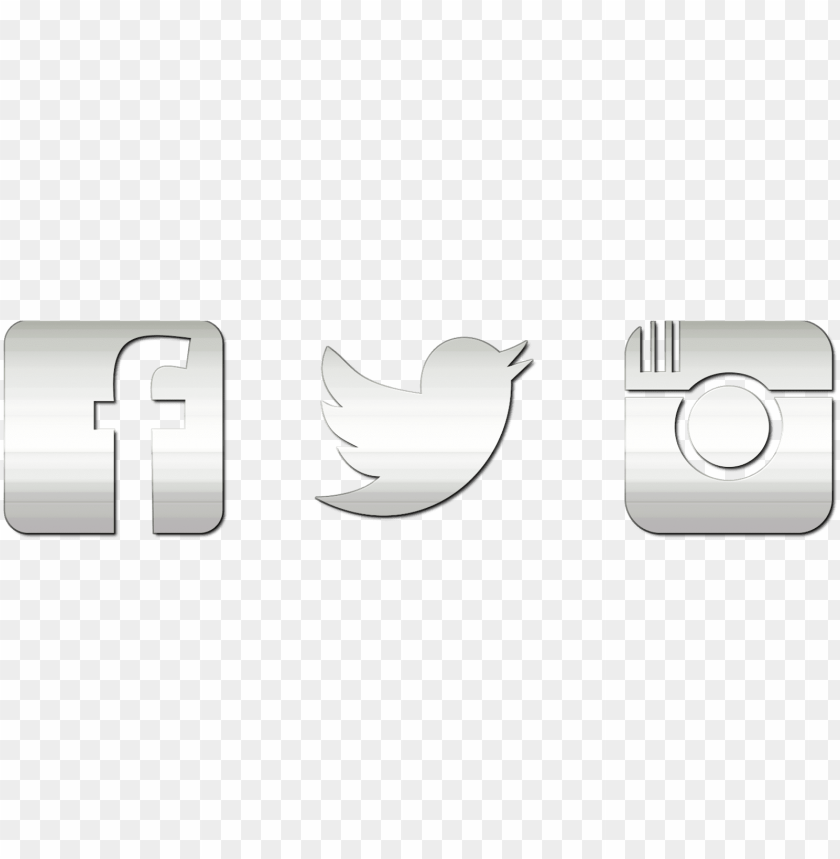 Facebook Instagram Twitter Logo Png White