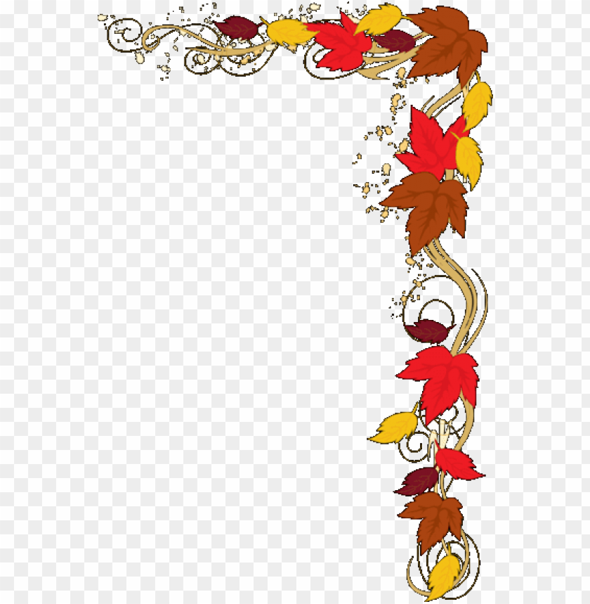 fall leaves corner border png autumn border clip art PNG transparent with Clear Background ID 225120