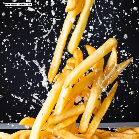falling french fries background - Image ID 490504