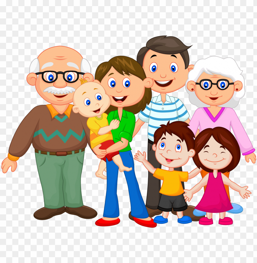 family cartoon png - family clipart PNG image with transparent background |  TOPpng