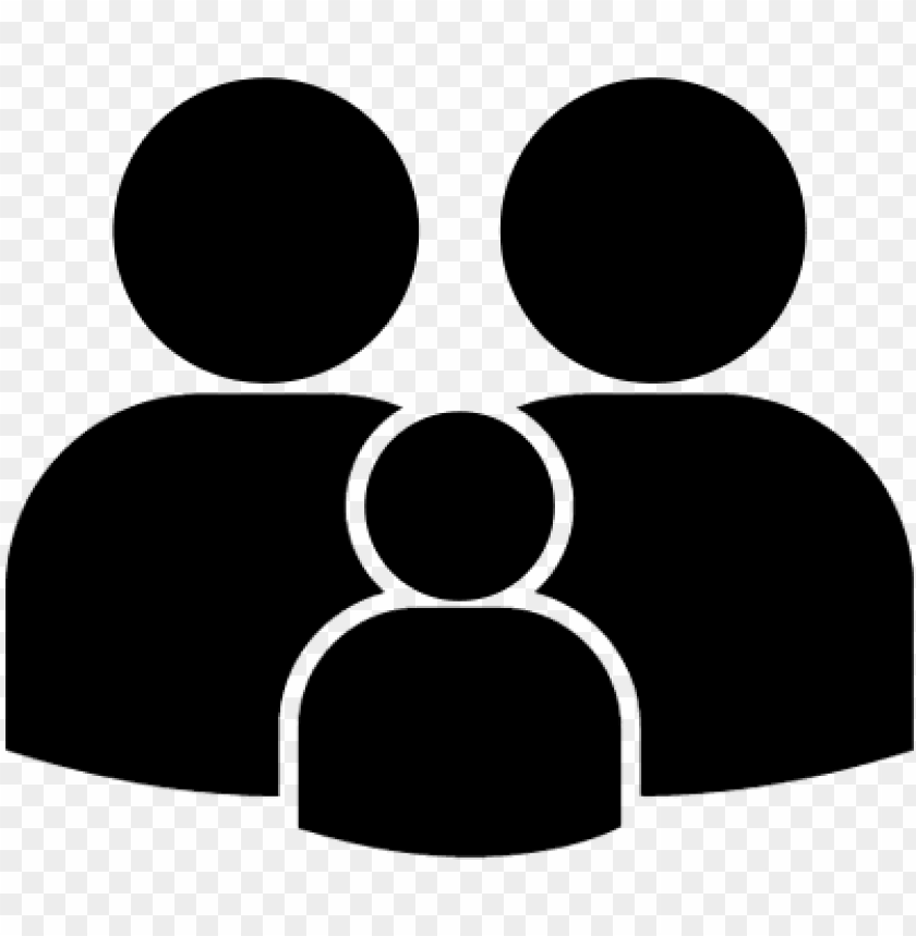 family silhouette vector padres de familia icono PNG image with transparent  background | TOPpng