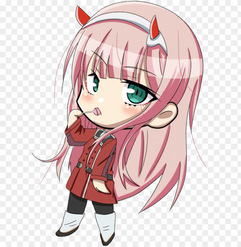 fan artchibi zero two darling in the franxx 02 chibi PNG transparent with Clear Background ID 220809
