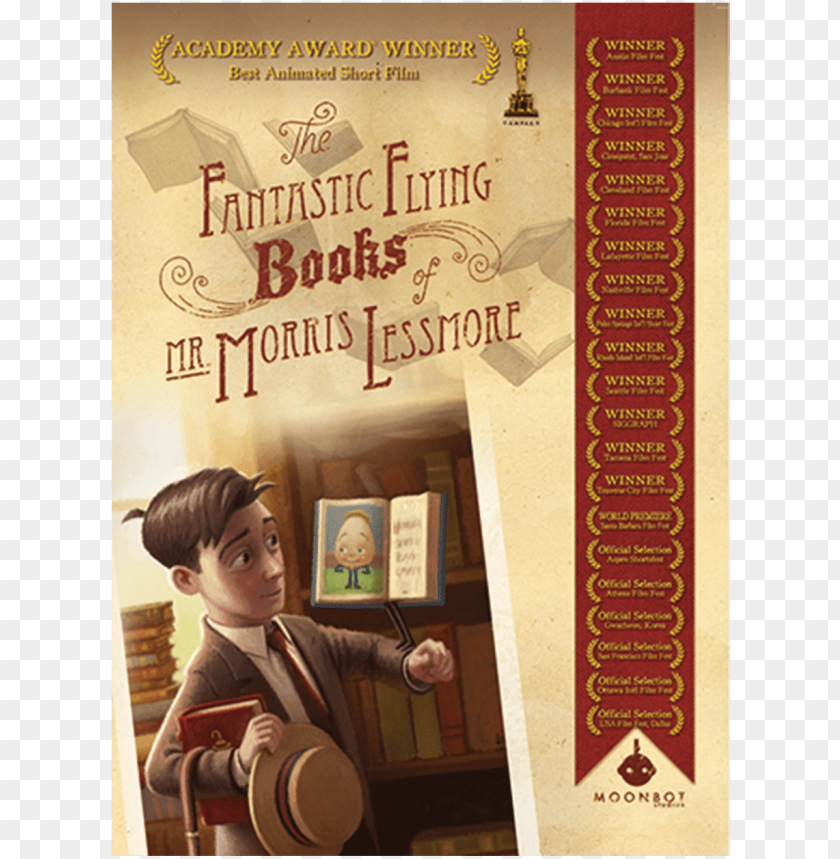 Fantastic Flying Books Of Mr Morris Lessmore Dvd PNG Transparent With Clear Background ID 96676