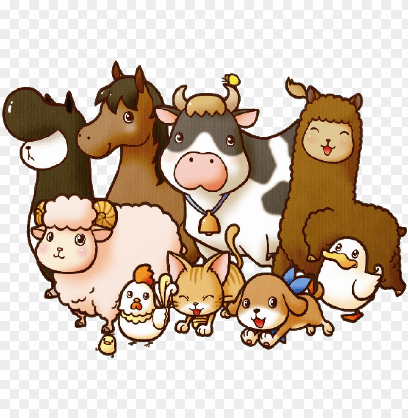 farm animals clipart PNG image with transparent background | TOPpng