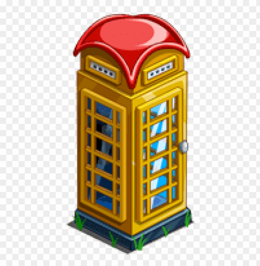 farmville phone booth PNG transparent with Clear Background ID 118793