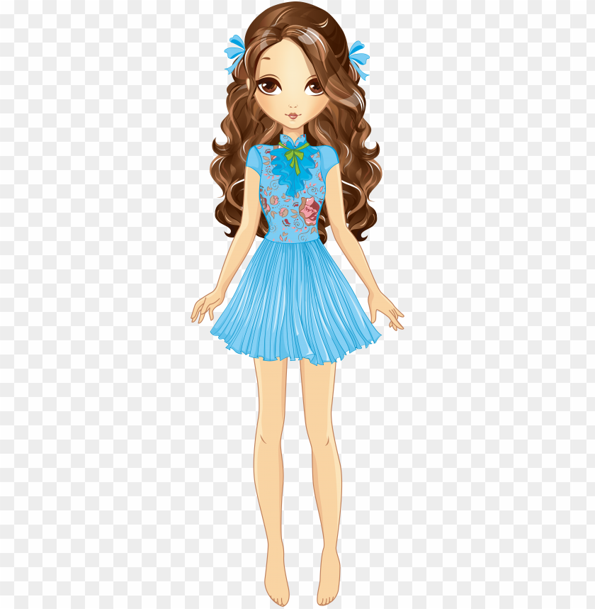 Fashion Clipart Cute Dress Beautiful Girl Clipart Png Image With