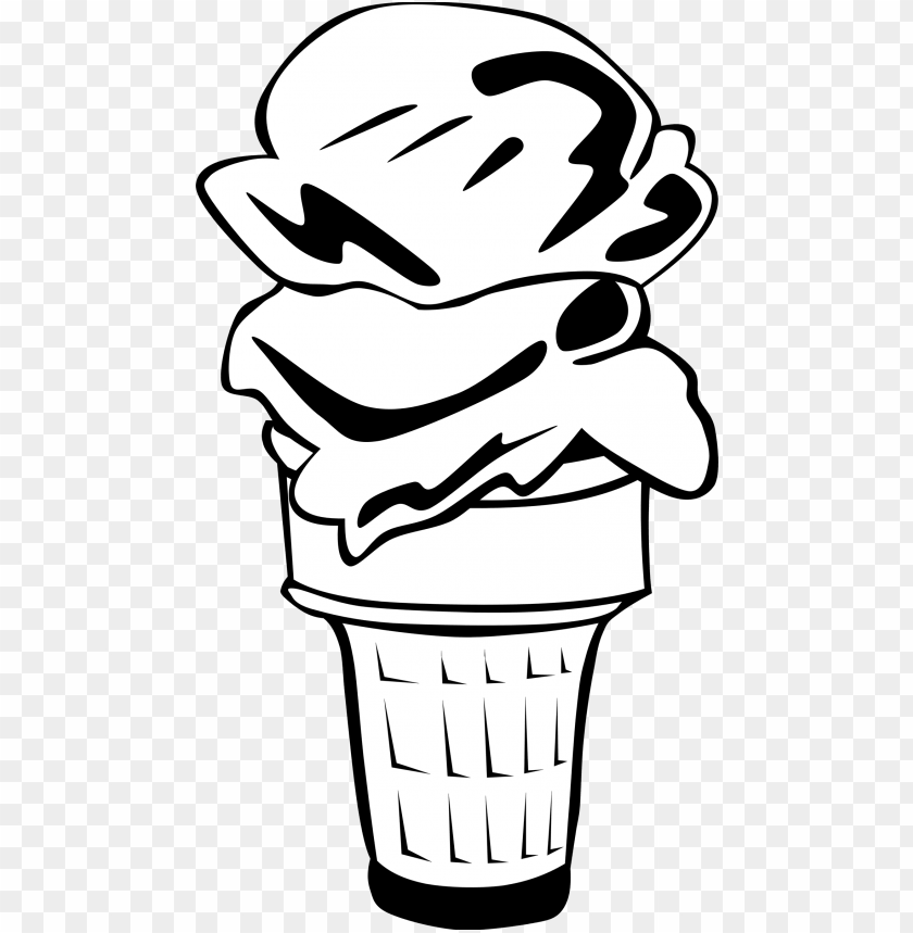 free PNG fast food, desserts, ice cream cone, double - ice cream cone PNG image with transparent background PNG images transparent