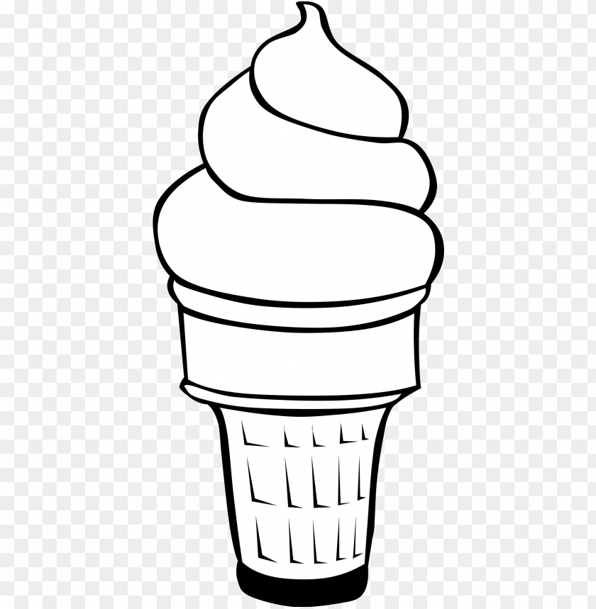 Fast Food Desserts Ice Cream Cones Soft Serve - Ice Cream Cone PNG Transparent With Clear Background ID 151888