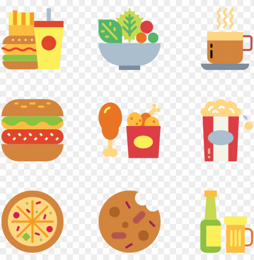 Fast Food - Fast Food Icons PNG Transparent Background