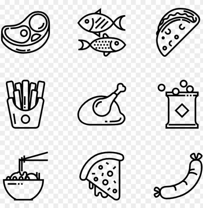 Food Icon Background png download - 1600*1600 - Free Transparent