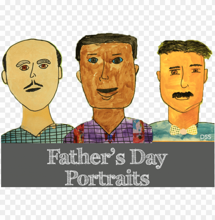 father's day portraits art project - grade 4 father's day craft PNG image with transparent background@toppng.com