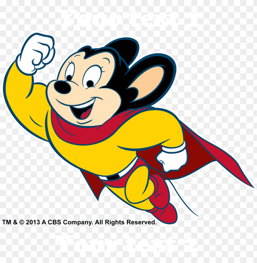 Favorite Mighty Mouse Here I Come To Save Png Image With Transparent Background Toppng