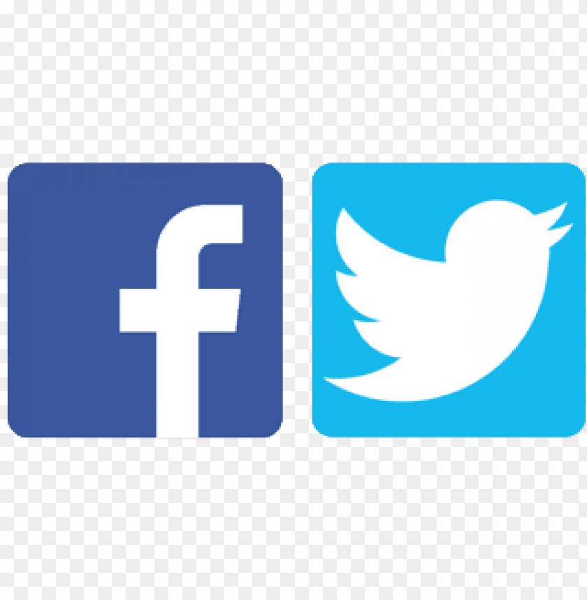 fb and twitter logo PNG image with transparent background | TOPpng