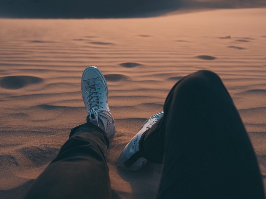 feet, sand, desert, dunes, journey