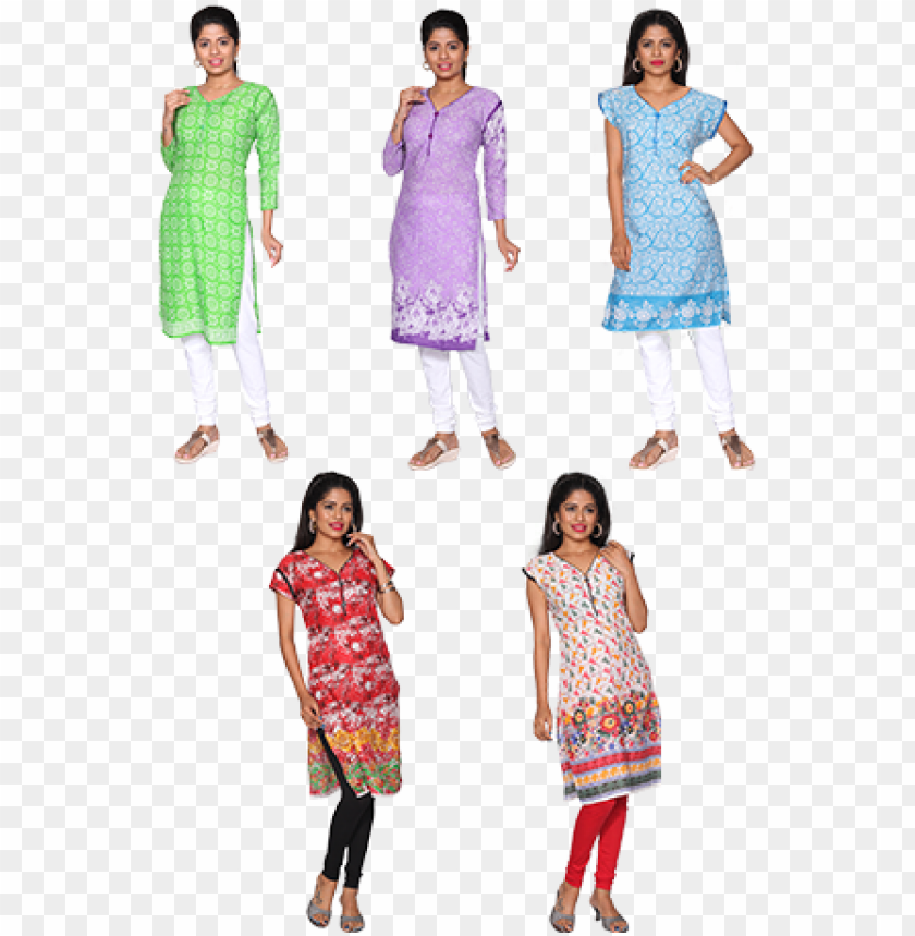 Felicia 5 Readymade Cotton Kurtis - Szonline Kurtis PNG Transparent With Clear Background ID 250910