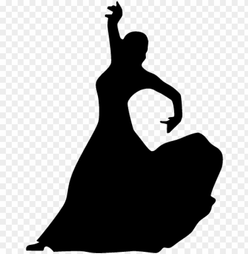 female flamenco dancer silhouette vector - flamenco dancer silhouette PNG image with transparent background@toppng.com