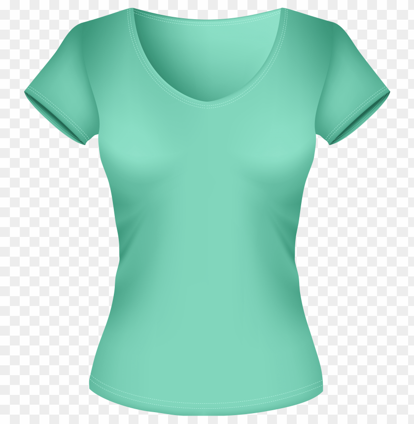 female, green, shirt