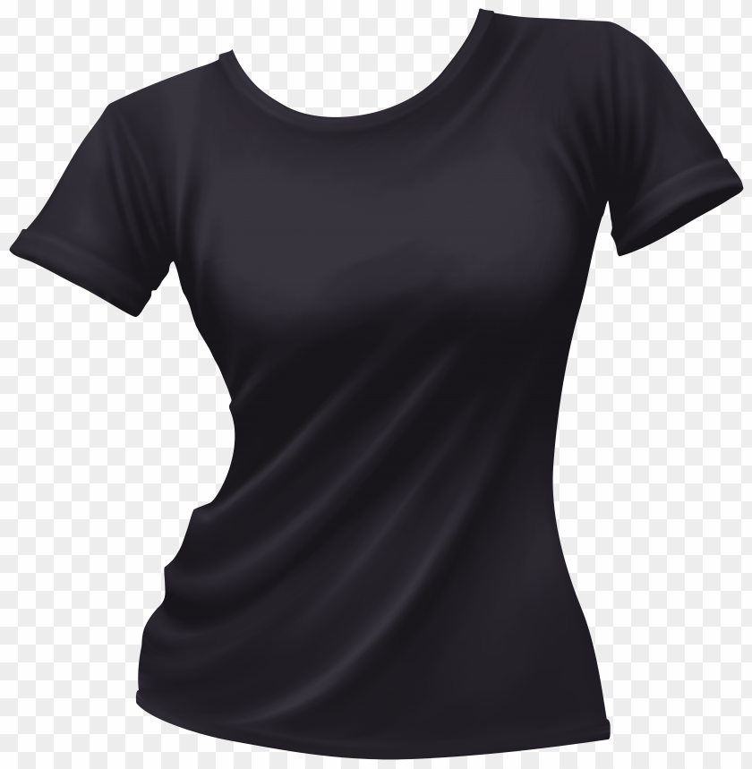 black, female, t, shirt