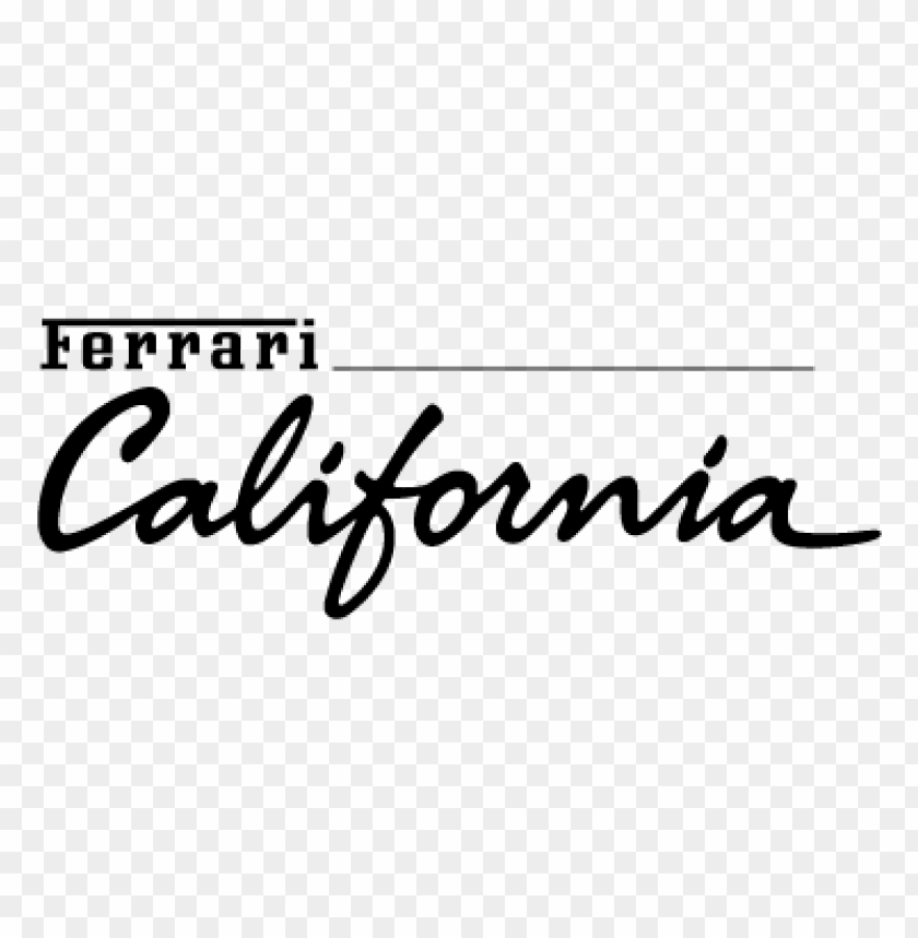  ferrari california vector logo - 469568