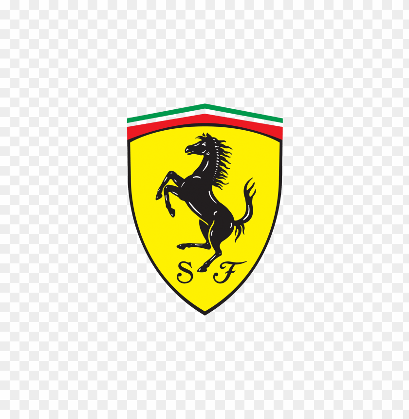 Transparent PNG image Of ferrari emblem logo - Image ID 68039