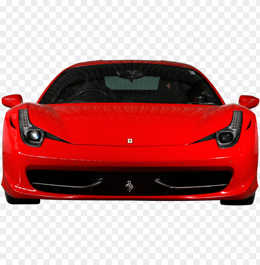 red sports car, Ferrari design, luxury vehicle, automotive aesthetics, sleek body, high-performance car, front view car