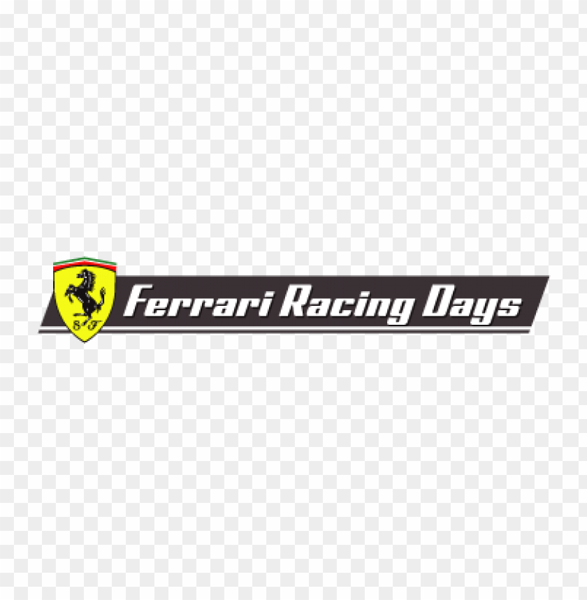  ferrari racing days vector logo - 469561