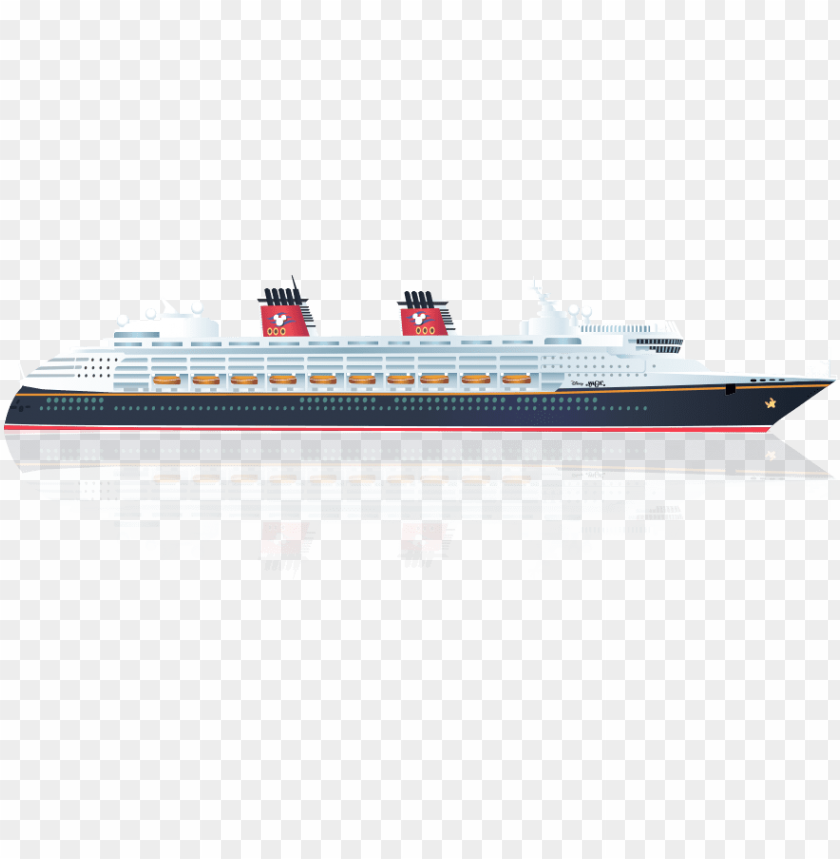 disney cruise ship outline