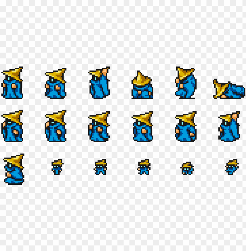 ffrk black mage sprites ffrk black mage sprite PNG transparent with Clear Background ID 197367
