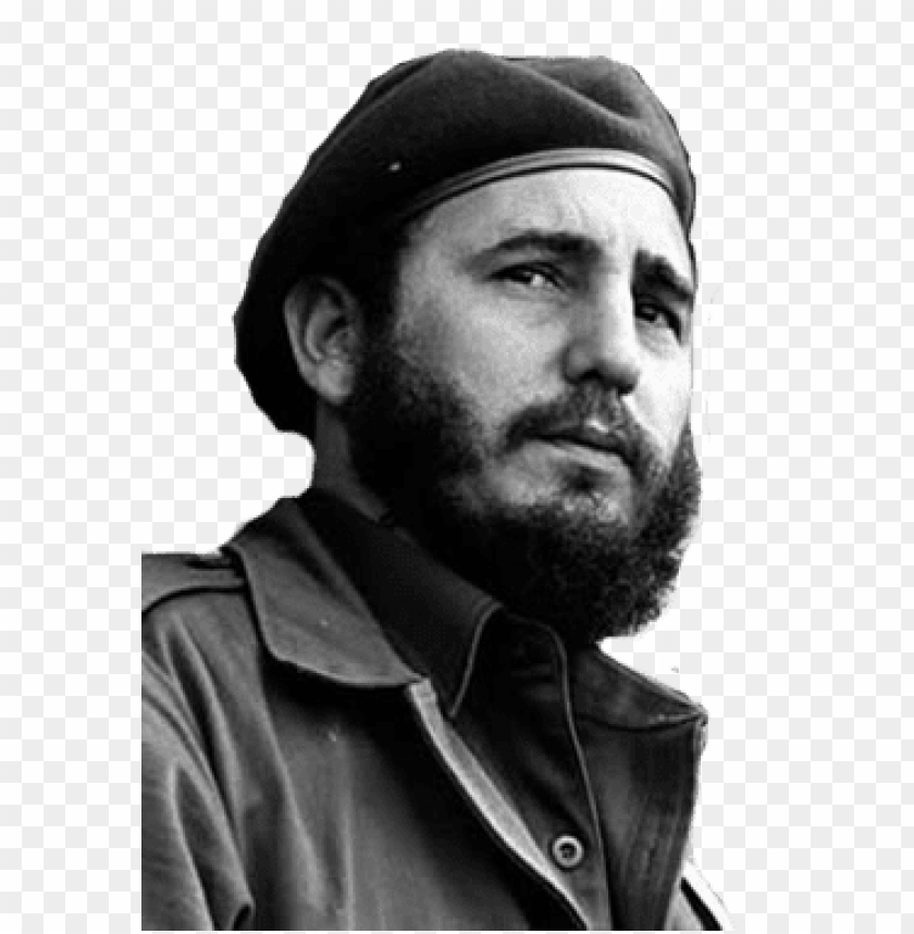 Transparent background PNG image of fidel castro side view - Image ID 70147