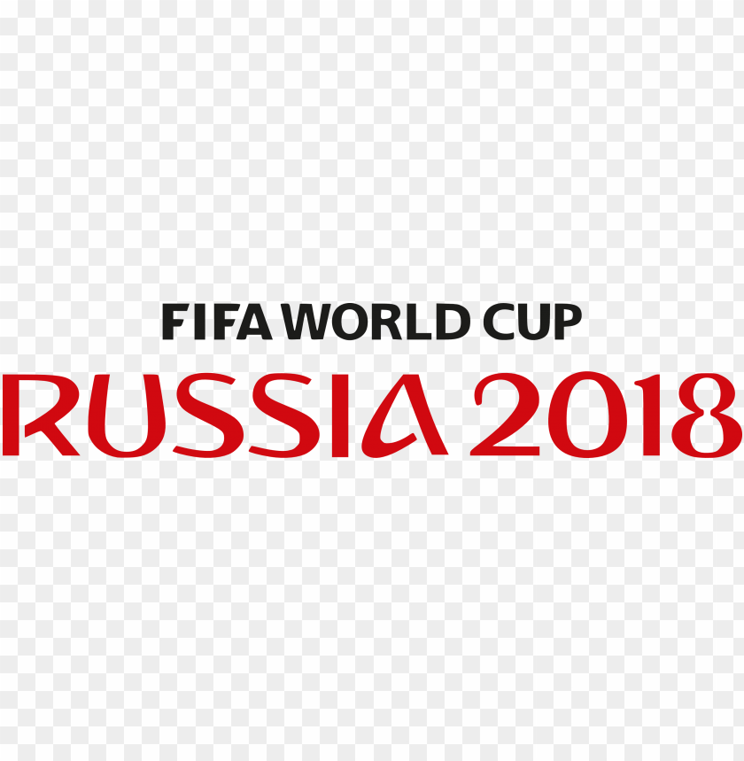 sports, soccer football, fifa world cup russia 2018 large text logo, 