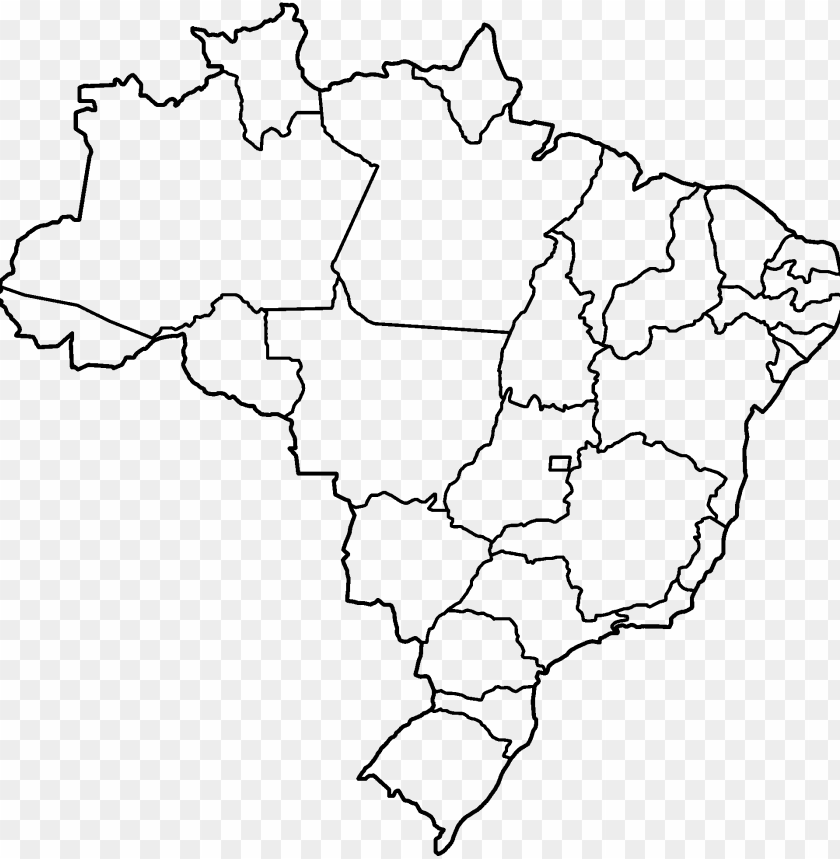 file states blank png blank map of brazil states PNG transparent with Clear Background ID 225834