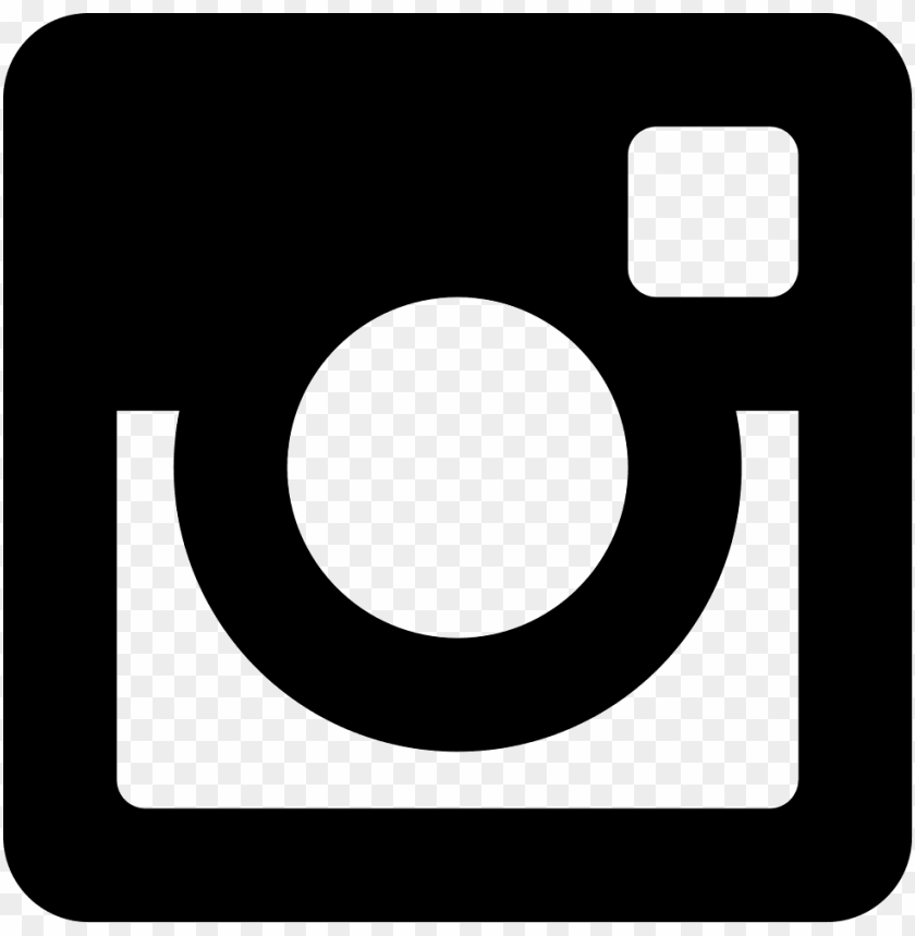 File Svg Instagram Logo Black Vector Png Image With Transparent Background Toppng