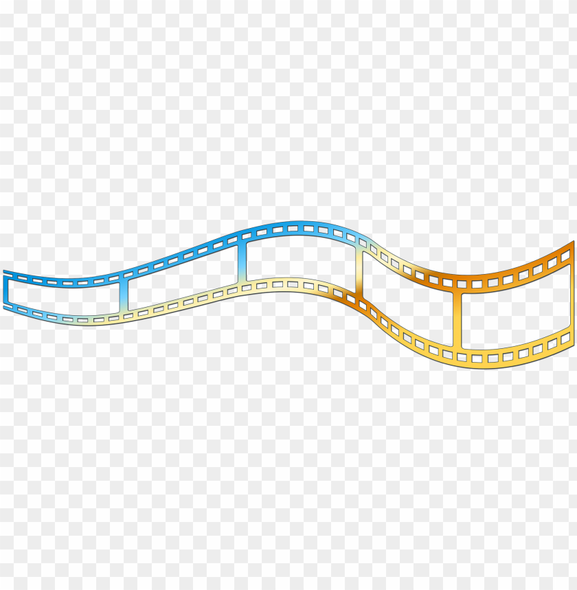 free PNG film vector color strip - gold film strip PNG image with transparent background PNG images transparent