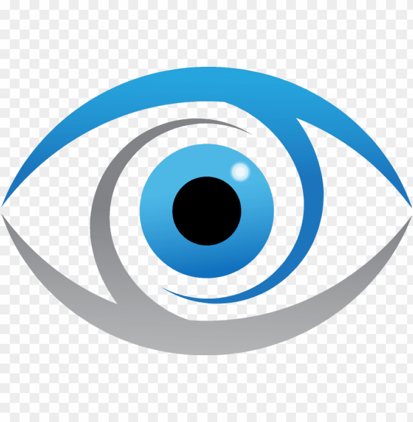 Letter N Optical Eye Logo