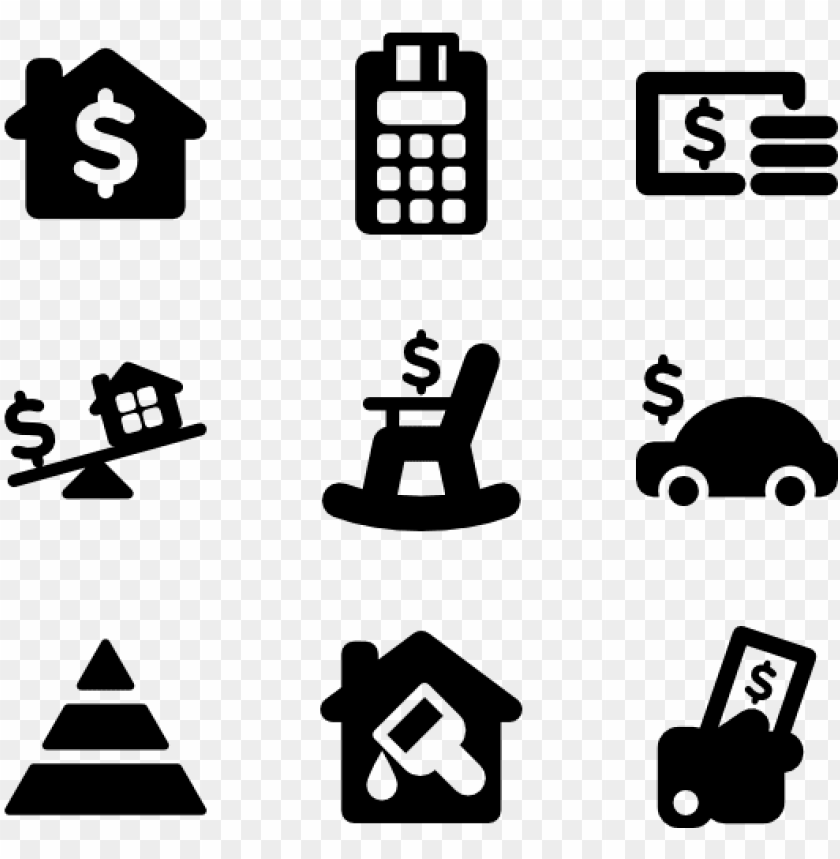 money, success, isolated, calculator, finance, financial, business icons