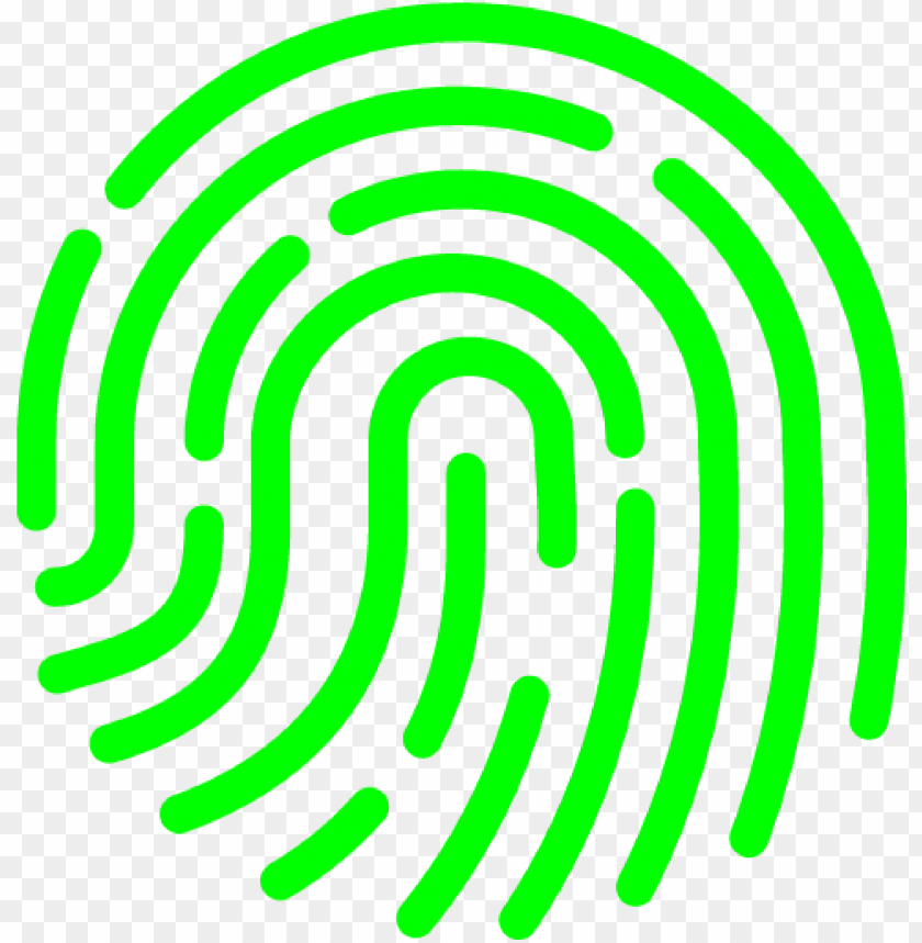 Fingerprints Icon Green 指纹 素材 Png Image With Transparent Background Toppng